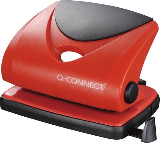Q-CONNECT perforator Medium Duty 20 blad rood