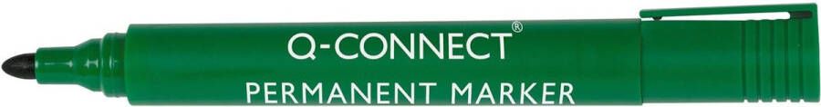 Q-Connect Q Connect permanent marker ronde punt groen