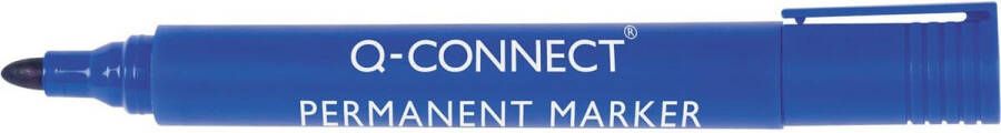 Q-Connect Q Connect permanente marker ronde punt blauw