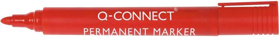 Q-Connect Q Connect permanente marker ronde punt rood