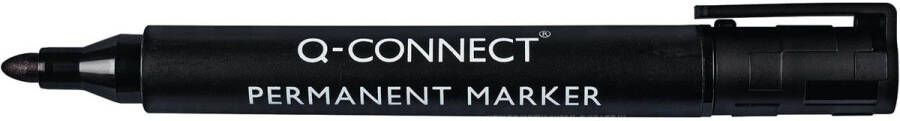 Q-Connect Q Connect permanente marker ronde punt zwart