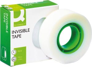 Q-CONNECT plakband invisible 19 mm x 33 m