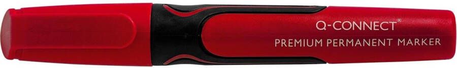 Q-Connect Q Connect premium permanent marker ronde punt rood