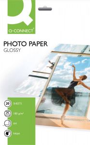 Q-CONNECT fotopapier ft A4 180 g pak van 20 vel