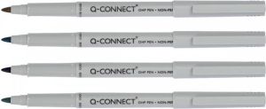 Q-CONNECT Q Connect OHP marker niet permanent geassorteerde kleuren pak van 4 stuks