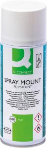 Q-CONNECT Quick Mount spray permanent spuitbus van 400 ml