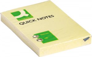 Q-CONNECT Quick Notes ft 51 x 76 mm 100 vel geel