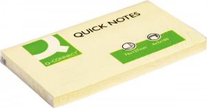 Q-CONNECT Quick Notes ft 76 x 127 mm 100 vel geel