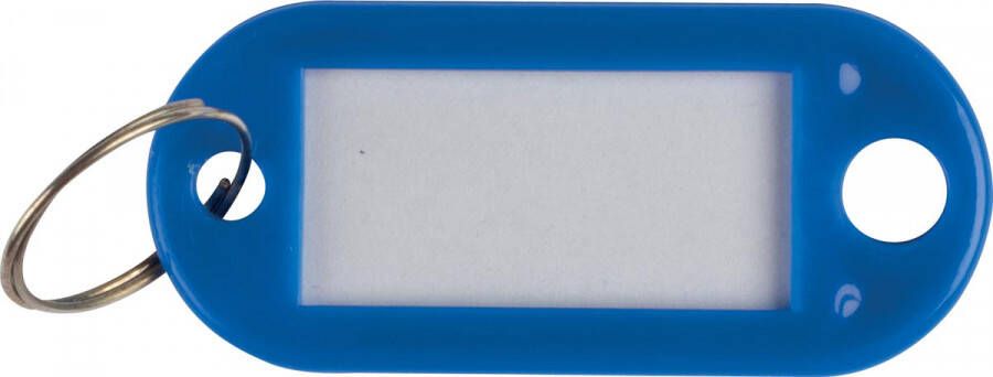 Q-CONNECT sleutelhanger pak van 10 stuks donkerblauw