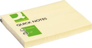 Q-CONNECT Quick Notes ft 76 x 102 mm 100 vel geel
