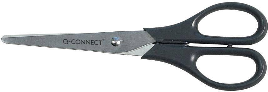 Q-CONNECT schaar 18 cm symmetrische ogen op blister