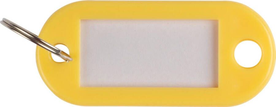 Q-Connect Q Connect sleutelhanger pak van 10 stuks geel