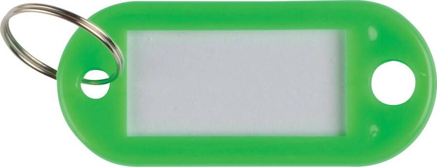 Q-Connect Q Connect sleutelhanger pak van 10 stuks groen