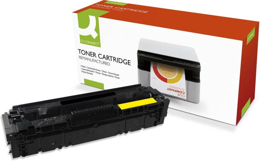 Q-CONNECT toner geel 1300 pagina&apos;s voor HP OEM CF542A