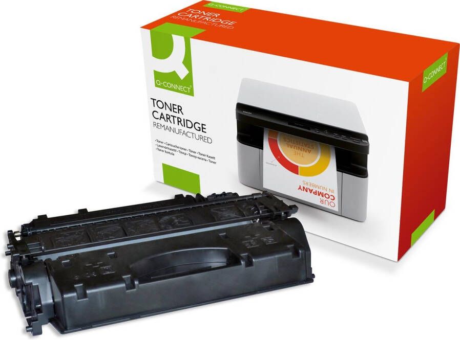 Q-CONNECT toner zwart 6900 pagina&apos;s voor HP OEM: CF280X