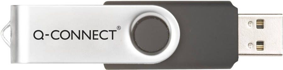 Q-CONNECT USB stick 2.0 zwart 16 GB