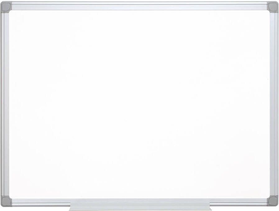 Q-CONNECT whiteboard met aluminium frame melamine 1zijde wit 1 zijde geruit 120 x 180 cm