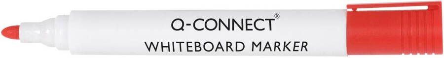 Q-CONNECT whiteboardmarker 2-3 mm ronde punt rood 10 stuks