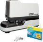Rapid elektrische nietmachine Pro 90EC contactloos 50 blad wit - Thumbnail 1