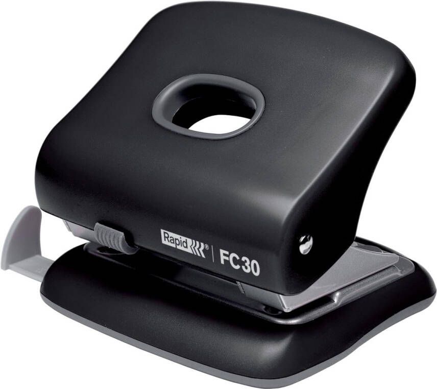 Rapid Fashion bureau perforator FC30 2 gaats 30 vel zwart