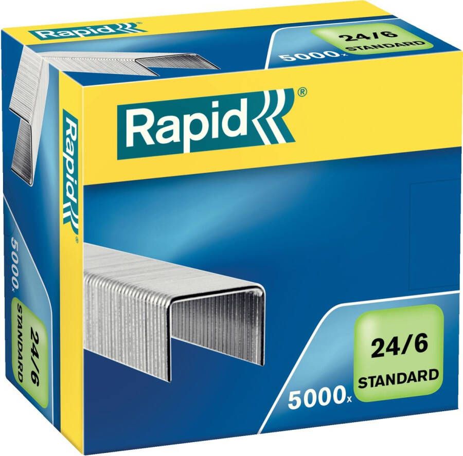 Rapid Nietjes 24 6 gegalvaniseerd doos van 5.000 nietjes