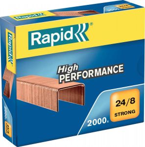 Rapid Nieten 24 8 kopercoating strong 2000 stuks