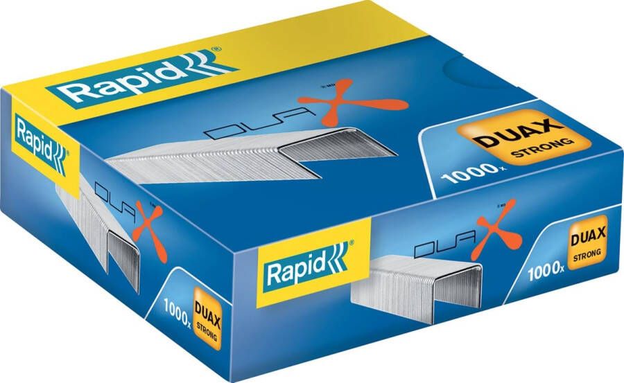 Rapid Nietjes voor blokhechter Duax gegalvaniseerd doos van 1000 nietjes