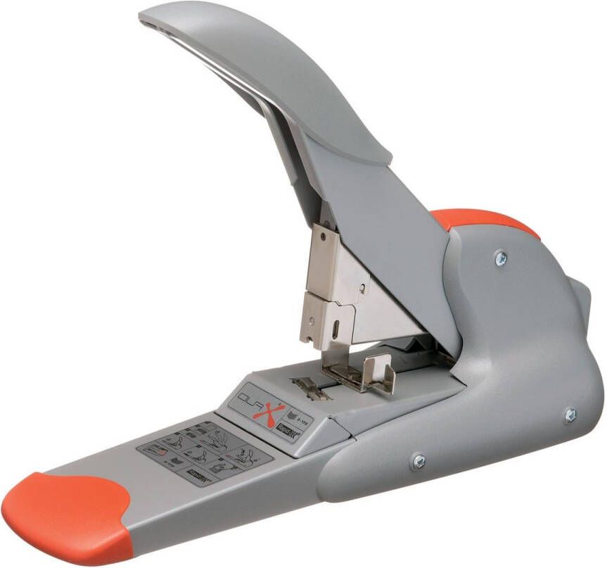 Rapid Blokhechter supreme duax heavy duty nietmachine zilver oranje