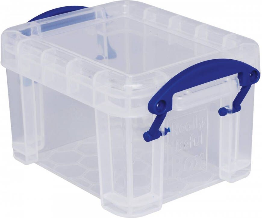 Really Useful Boxes van stevig kunststof | VindiQ Really Useful Box 0 14 liter transparant
