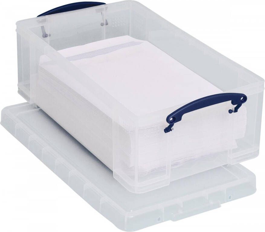 Really Useful Boxes van stevig kunststof | VindiQ Really Useful Box opbergdoos 12 liter transparant