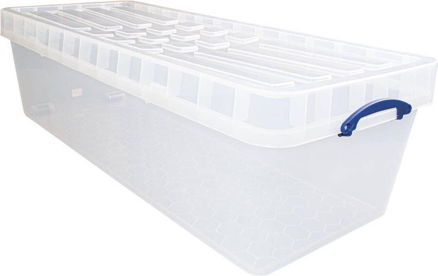Really Useful Boxes van stevig kunststof | VindiQ Really Useful Box opbergdoos 134 l XL nestbaar transparant