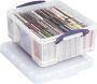 Really Useful Boxes van stevig kunststof | VindiQ Really Useful Box opbergdoos 18 liter transparant - Thumbnail 1