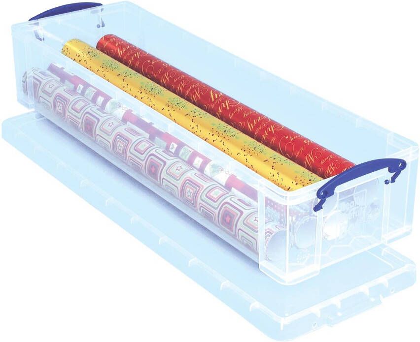 Really Useful Boxes van stevig kunststof | VindiQ Really Useful Box opbergdoos 22 liter transparant