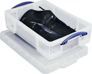 Really Useful Boxes van stevig kunststof | VindiQ Really Useful Box opbergdoos 24 5 liter transparant