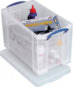 Really Useful Boxes van stevig kunststof | VindiQ Really Useful Box opbergdoos 24 liter transparant