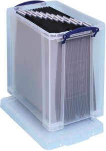 Really Useful Boxes van stevig kunststof | VindiQ Really Useful Box opbergdoos 25 liter transparant