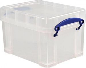 Really Useful Boxes van stevig kunststof | VindiQ Really Useful Box opbergdoos 3 liter transparant