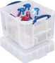 Really Useful Boxes van stevig kunststof | VindiQ Really Useful Box opbergdoos 35 liter XL transparant voor het opbergen van medium LP&apos;s - Thumbnail 1