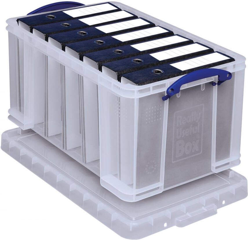 Really Useful Boxes van stevig kunststof | VindiQ Really Useful Box opbergdoos 48 liter transparant