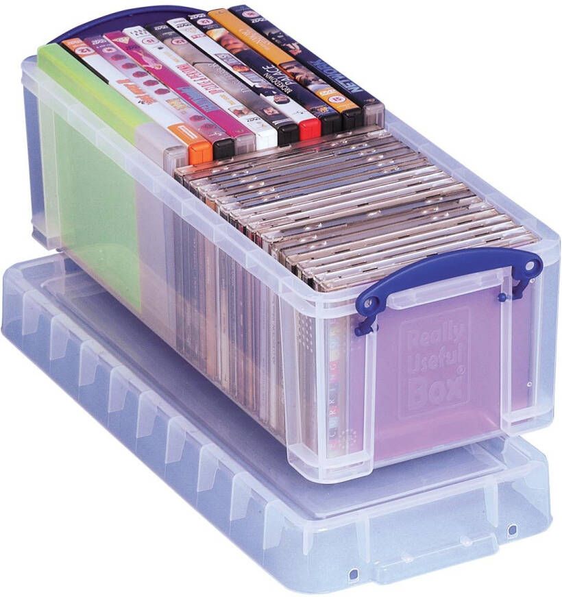 Really Useful Boxes van stevig kunststof | VindiQ Really Useful Box opbergdoos 6 5 liter transparant