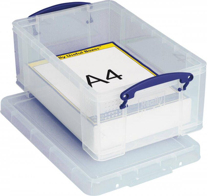Really Useful Boxes van stevig kunststof | VindiQ Really Useful Box opbergdoos 9 liter transparant