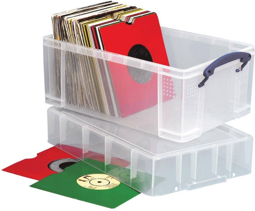 Really Useful Boxes van stevig kunststof | VindiQ Really Useful Box opbergdoos 9 liter XL transparant