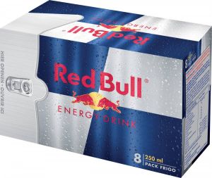 Red Bull energiedrank regular blik van 25 cl pak van 8 stuks