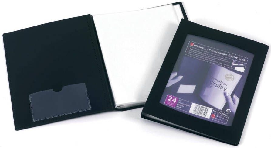 Rexel showalbum Professional Display Book voor ft A5 24 tassen