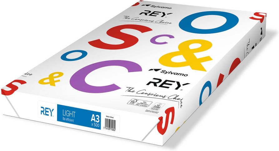 Rey Light printpapier ft A3, 75 g, pak van 500 vel online kopen