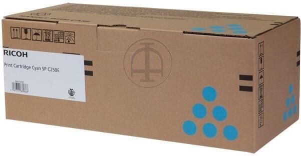 Ricoh toner SPC250E 1.600 pagina&apos;s OEM 407544 cyaan