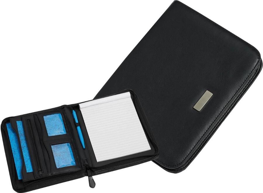 Rillstab Schrijfmap Excellent de luxe A5 lederlook zwart