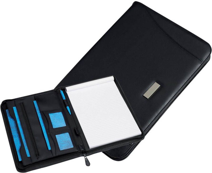 Rillstab Schrijfmap Excellent de luxe A4 lederlook zwart