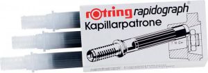 Rotring capillair inktpatroon Rapidograph niet-etsende inkt