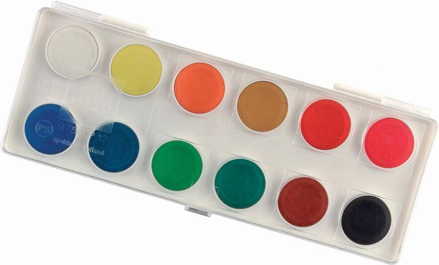 Royal Talens dekkende aquarelverf set met 12 napjes
